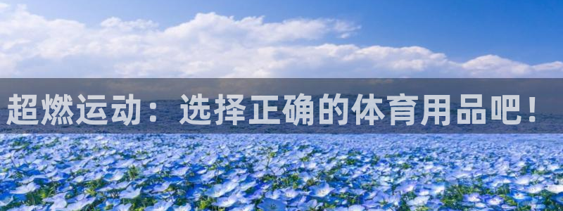 yy易游体育官方正版app代理：超燃运动：选择正确的体育用品